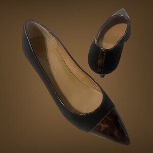 TALBOTS, kitten heels 2", Size 6.5 B, Genuine Leather Upper/Suede